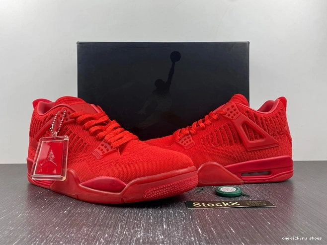 Cheap  AQ3559- Red Flyknit Jordan Sophisticated Retro 4 3937 1014